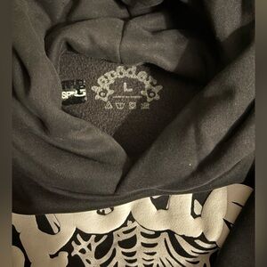 Black spider OG Web Hoodie Large